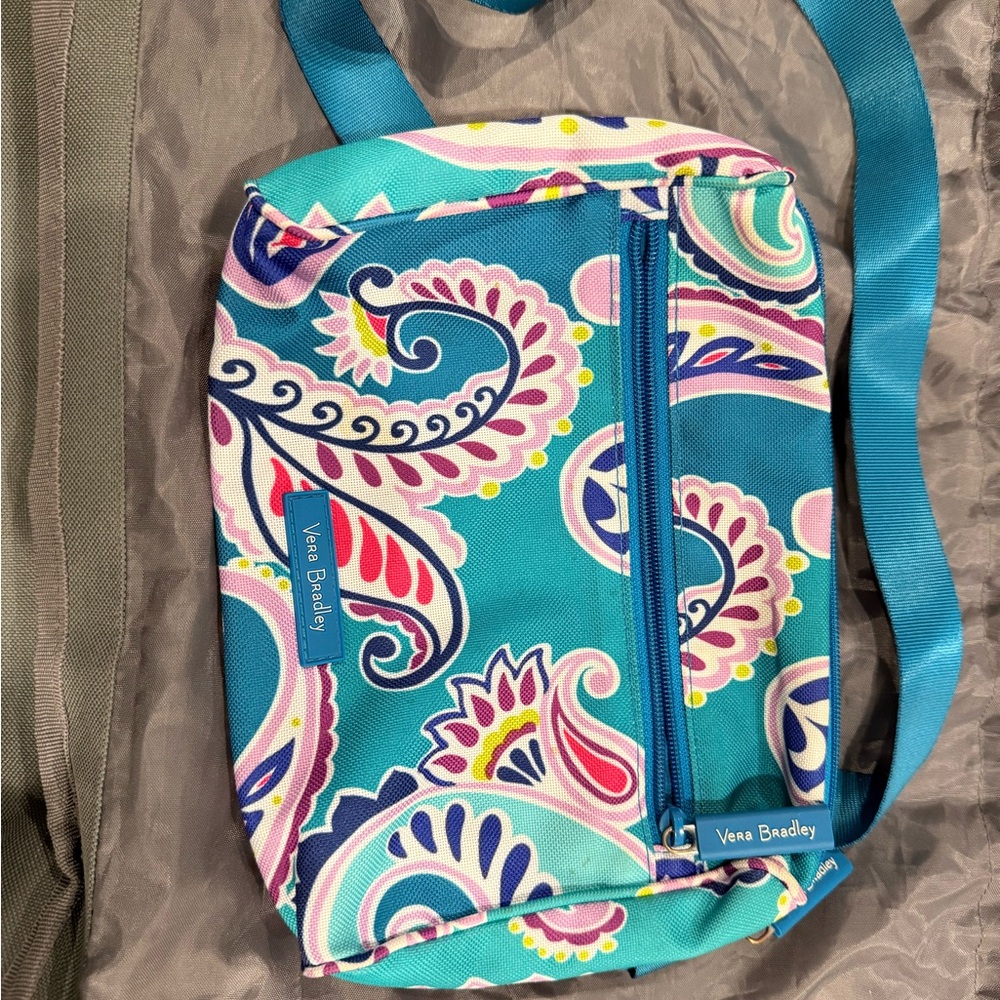 Vera Bradley Teal Paisley Shoulder Bag
